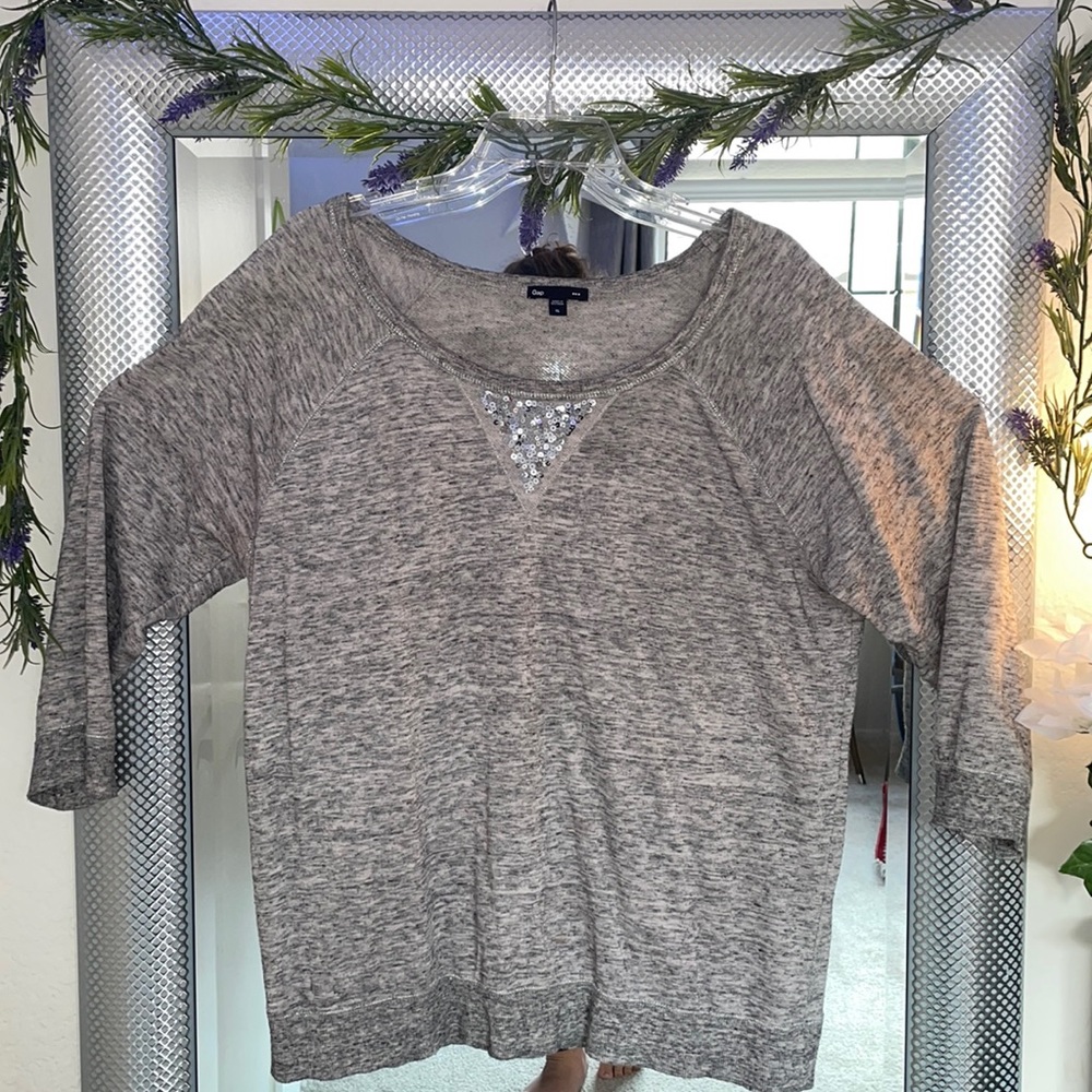 Gap Plus Sweater with Sequins Details